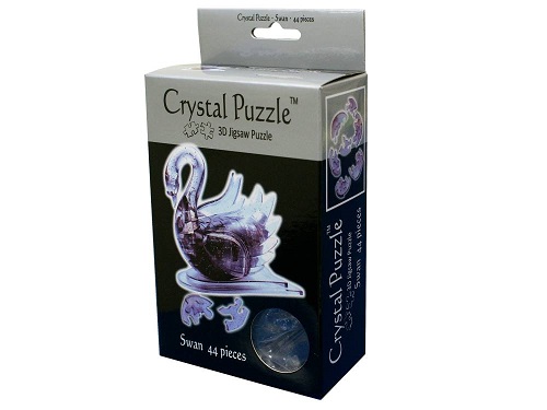 3D Crystal Puzzle - Black Swan