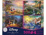 Thomas Kinkade Disney 4 x 500 Pieces Series 10