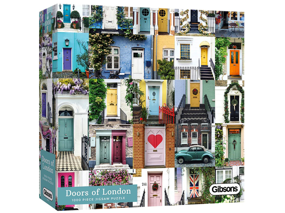 Gibsons 250XL Jigsaw Puzzle For Adults Holiday Hustle Extra Large Thick Pieces Festive London Shopping Scene Traditional British Puzzle Sustainable 100% Recycled Board Great Gift By Gibsons Games - View #9