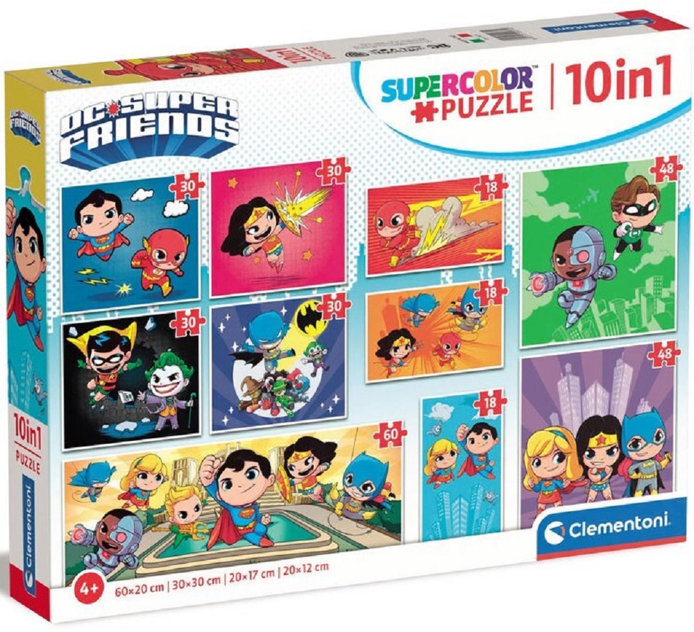 10-In-1 Puzzle Pack - DC Super Friends
