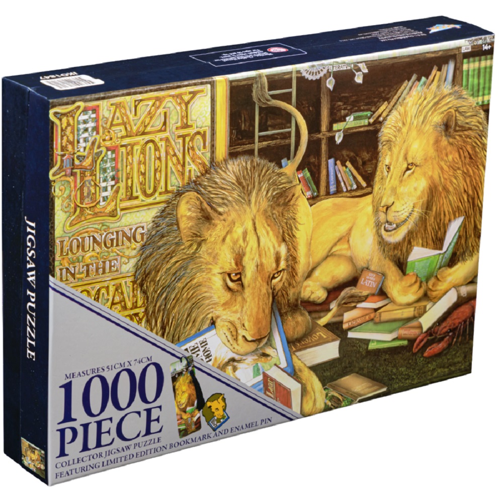 Animalia Lazy Lions (Includes A Bookmark & Enamel Pin)
