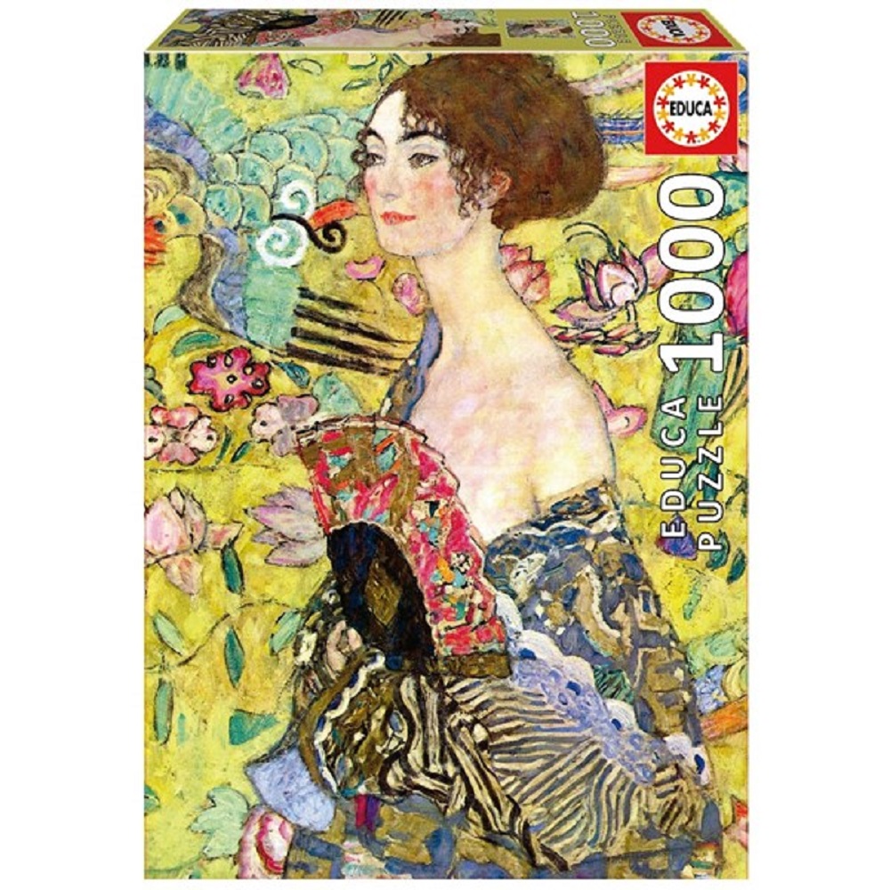 Klimt - Lady With A Fan