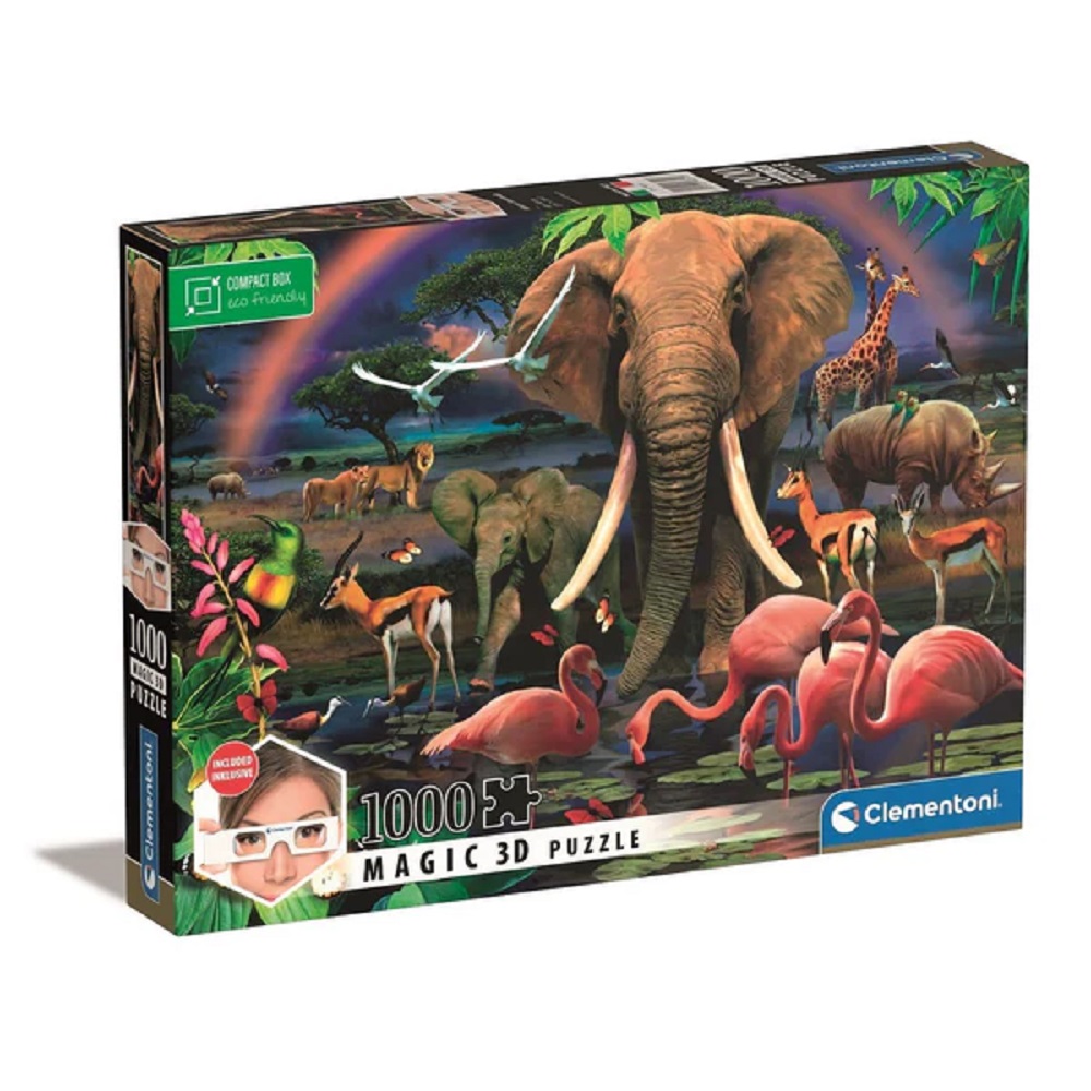 Magic 3D Puzzle - African Savannah