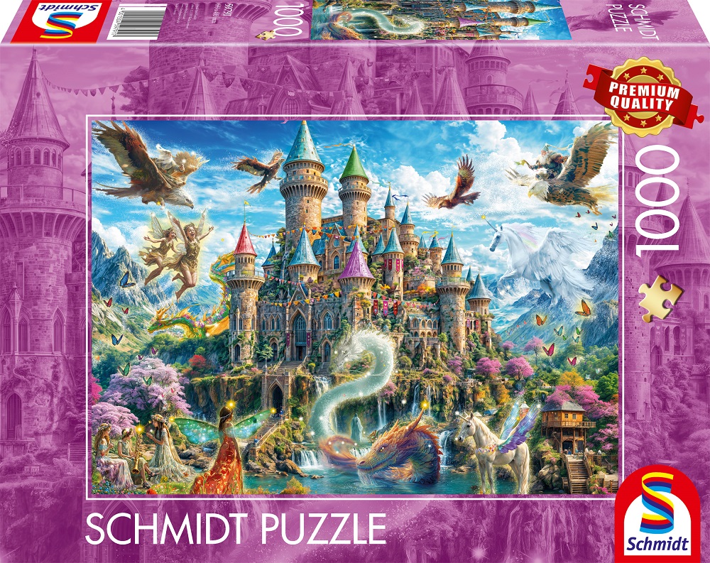 Fairytale Castle In The Land Of Imagination