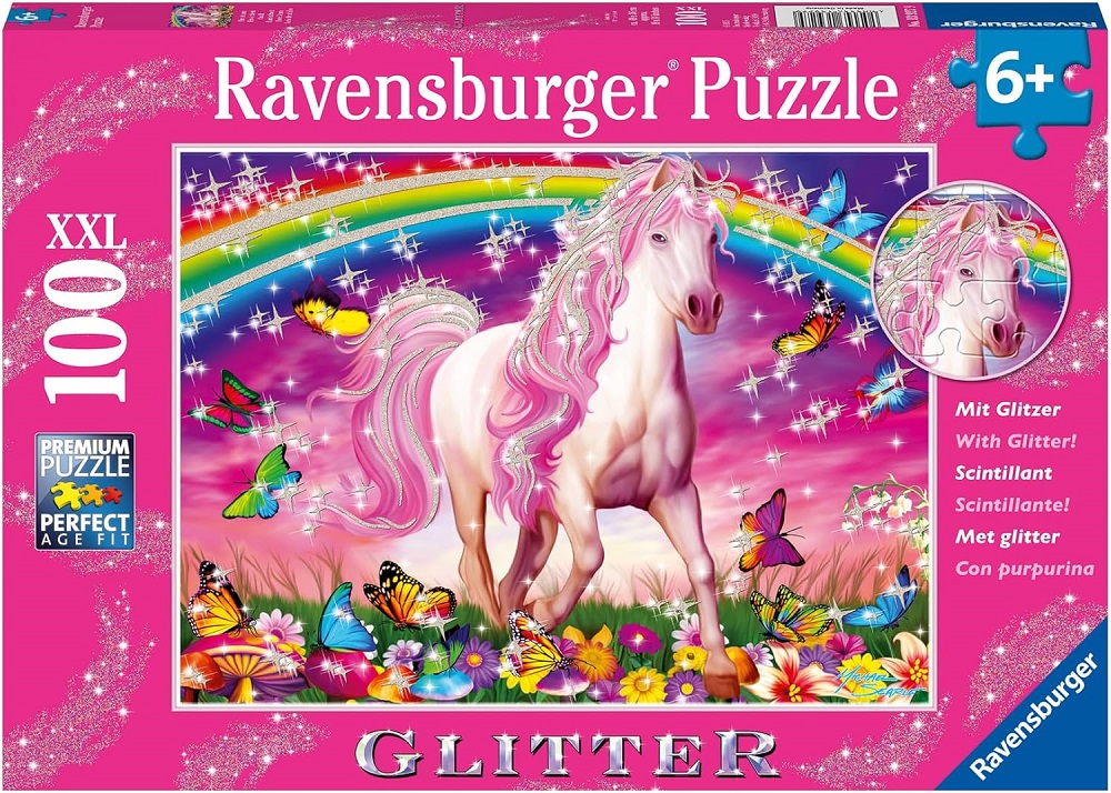 Glitter Puzzle - Horse Dream