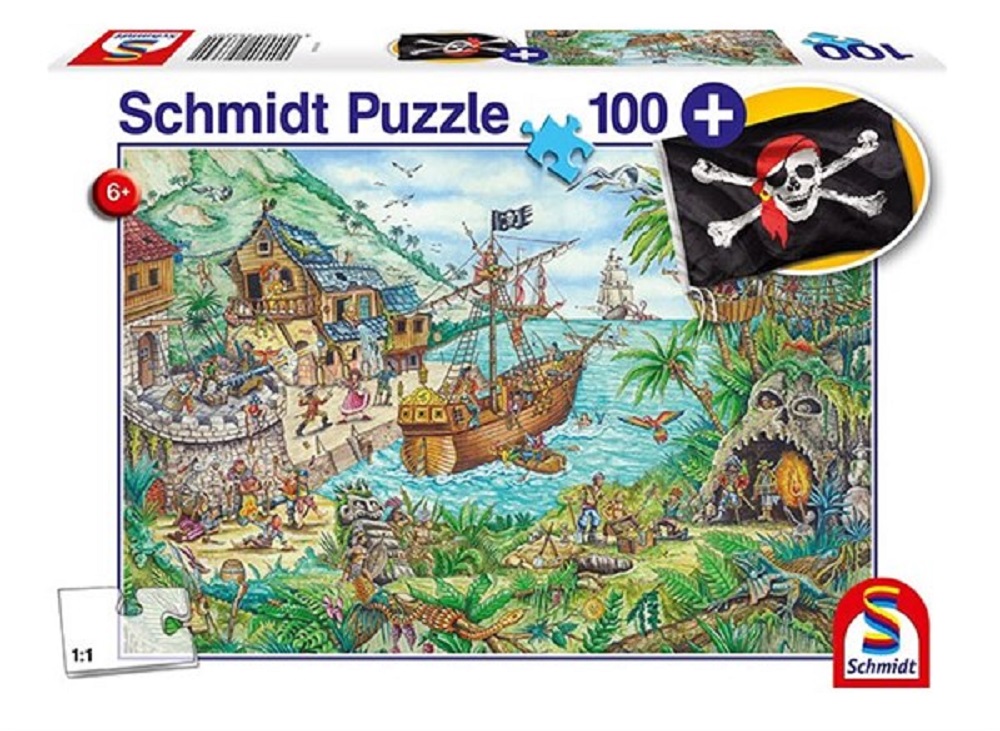 Pirate Cove Puzzle And Pirate Flag