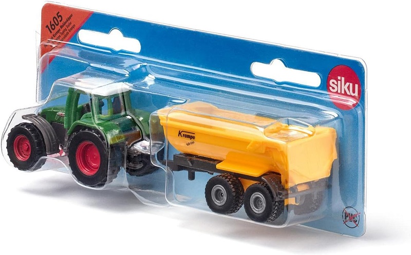 1605 Fendt Favorit 930 Tractor With Krampe Half Pipe Trailer