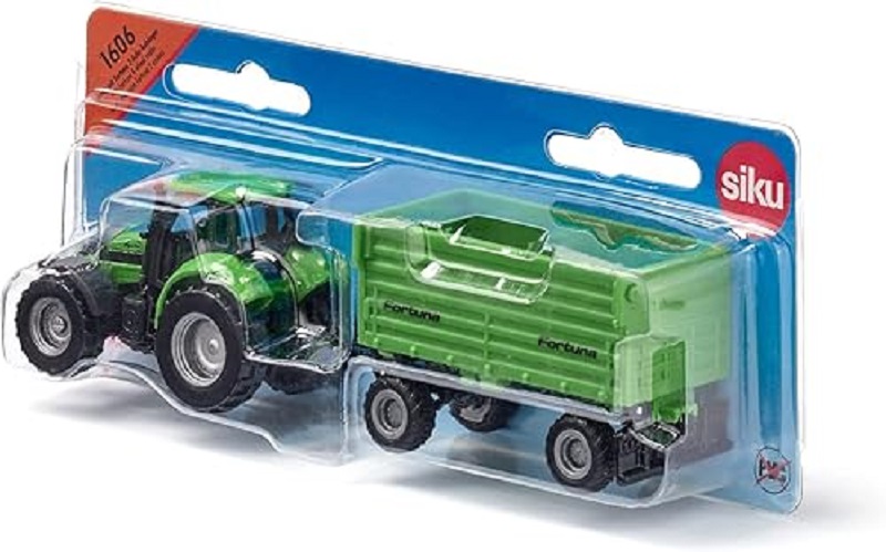 1606 Deutz Fahr 265 Agrotron Tractor With  Fortuna 2-Axle Trailer