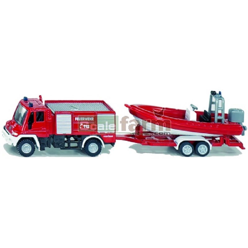 1636 Mercedes Benz Unimog Fire Truck With Boat