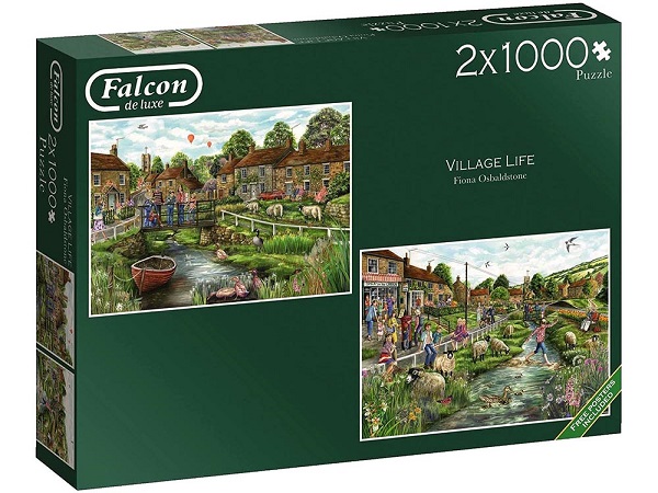 2 x 1000 Pieces Village Life