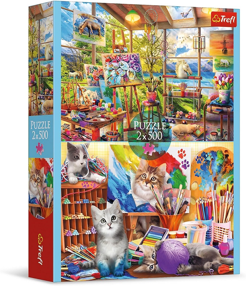 2 x 500 Pieces The Art Of Painting (1)