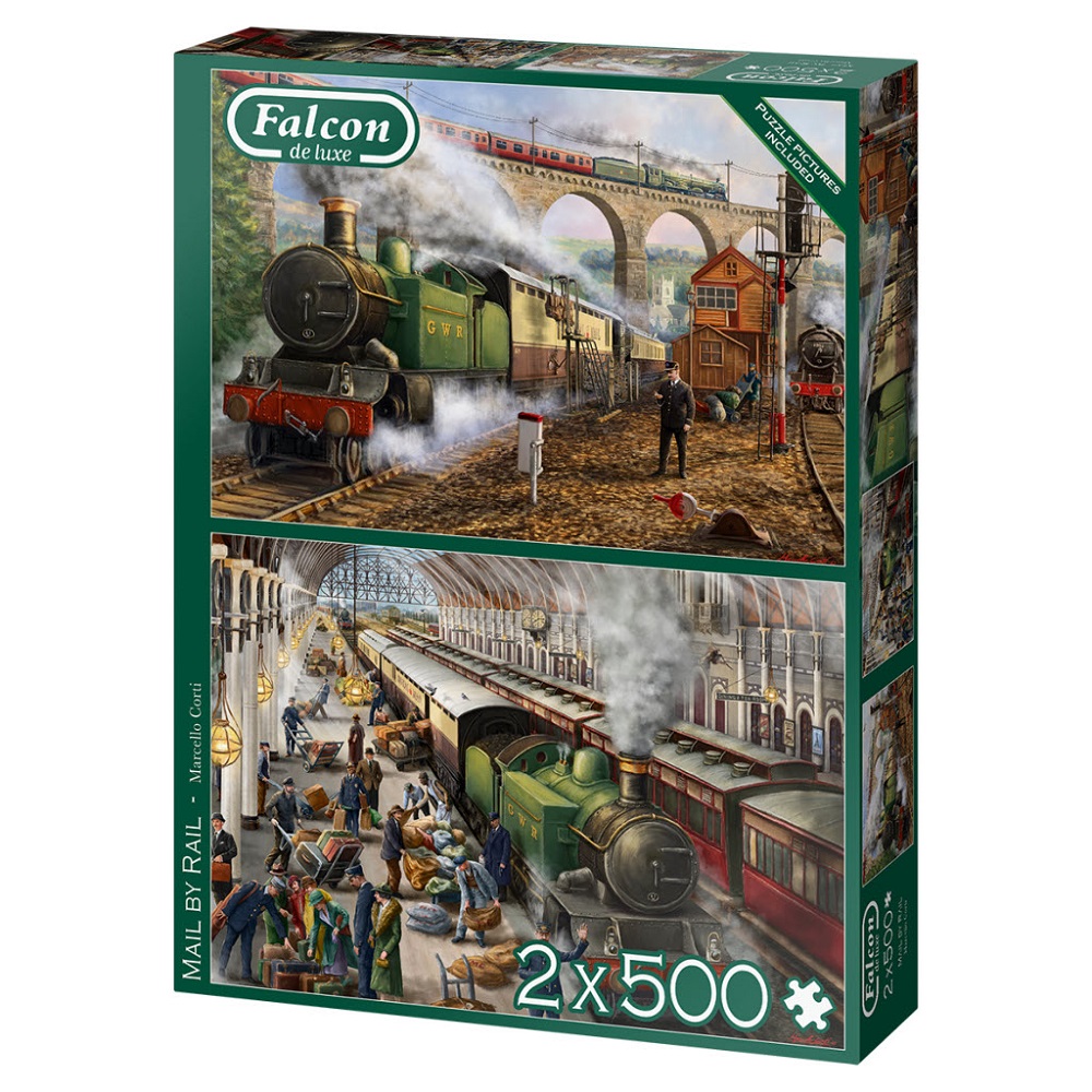 2 x 500 Pieces Mail By Rail