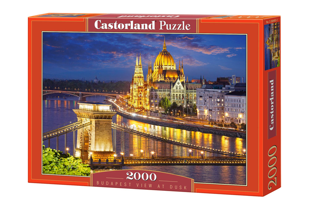 Budapest View At Dusk