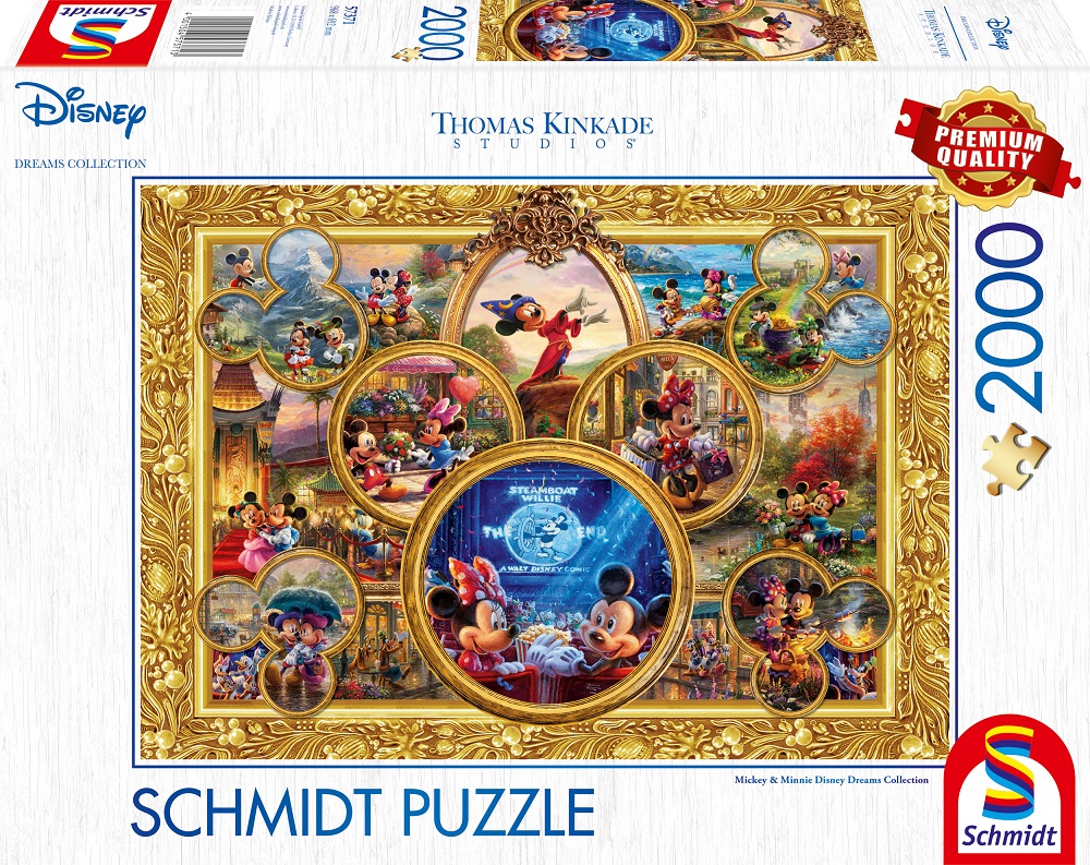 Thomas Kinkade Disney Mickey & Minnie Collection (8)