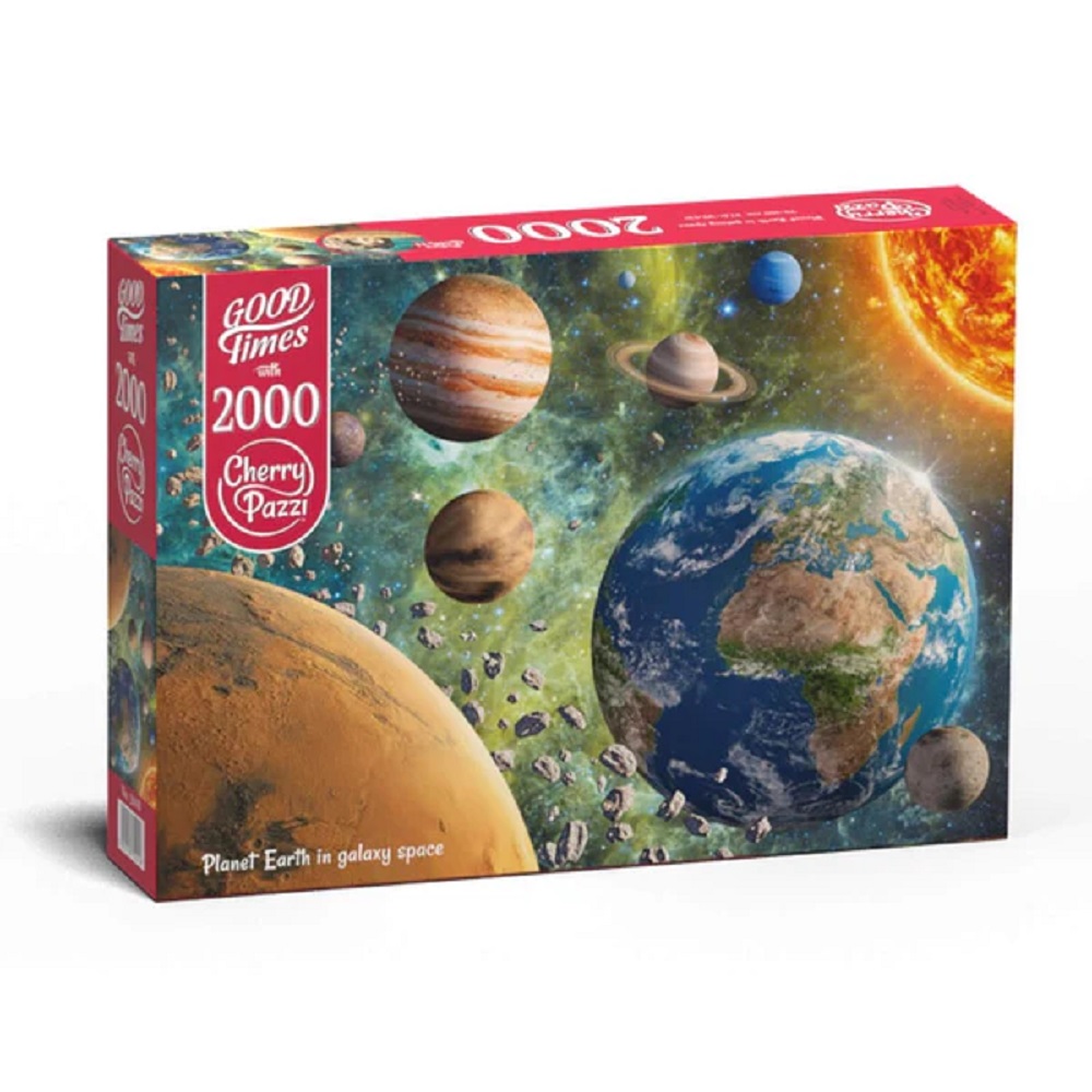 Planet Earth In Galaxy Space