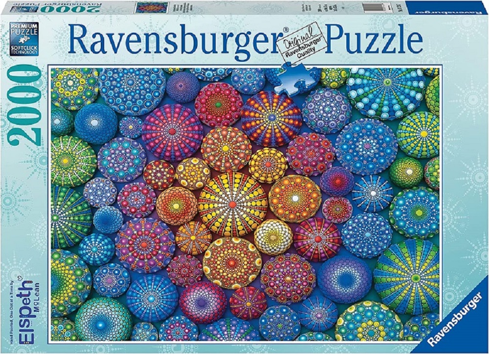 Radiating Rainbow Mandalas