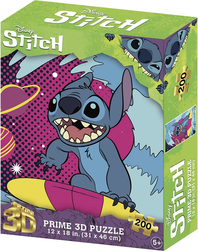 3D Lenticular Puzzle - Lilo & Stitch Number 1 200 Pieces