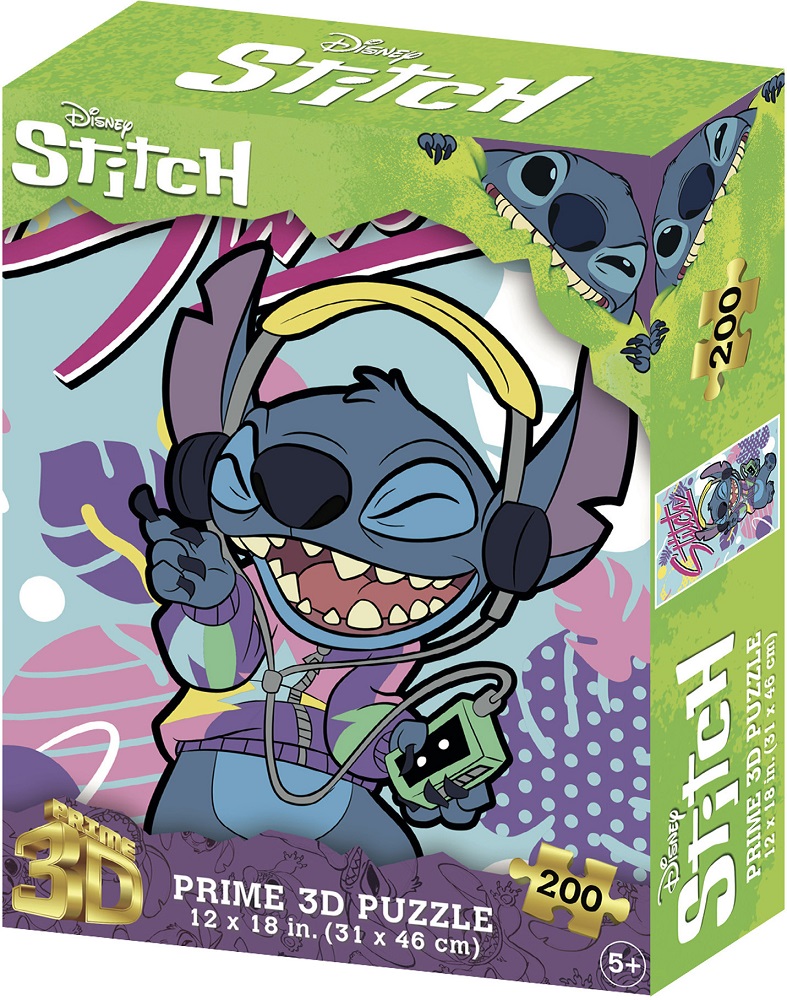 3D Lenticular Puzzle - Lilo & Stitch Number21 200 Pieces