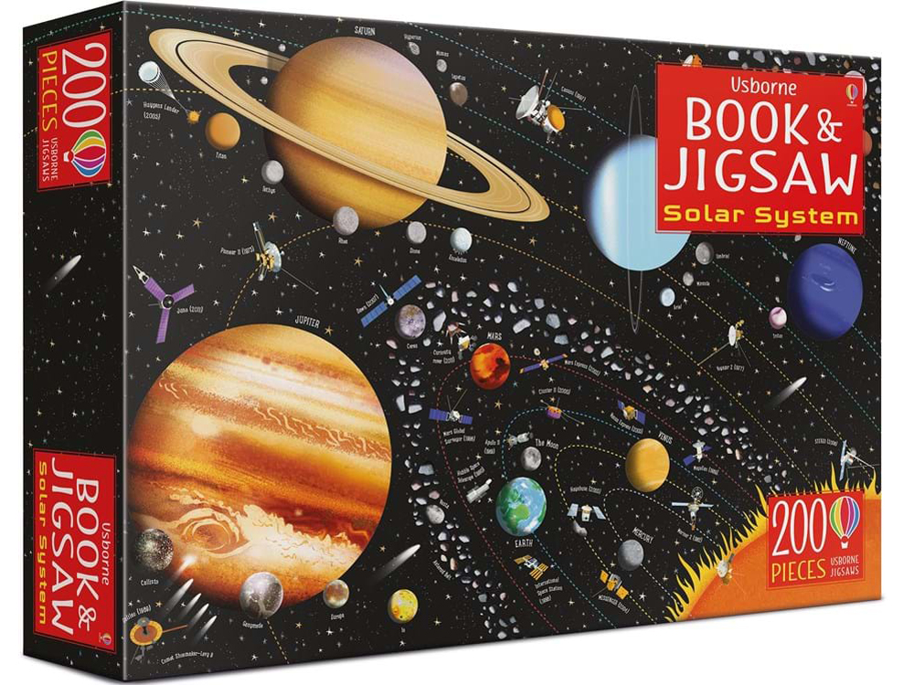 Puzzle & Book: Solar System
