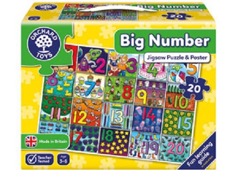 Orchard Toys - Big Number Jigsaw Puzzle
