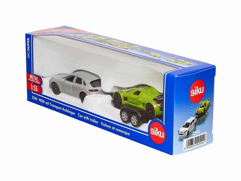 2544 Porsche Macan With Gumpert Apollo On Trailer