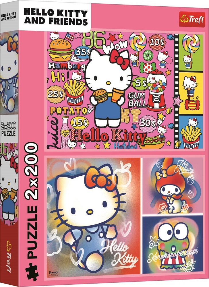2 x 200 Piece Puzzles - Hello Kitty & Friends (2)