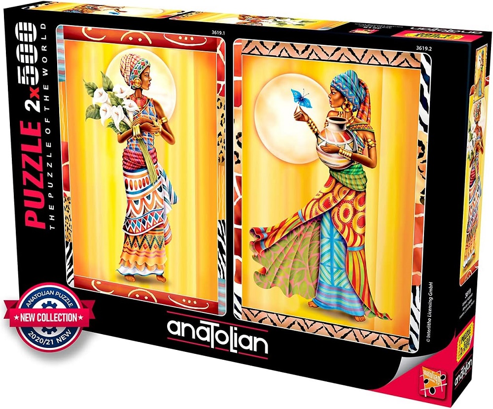 African Ladies 2 x 500 Piece Puzzles 