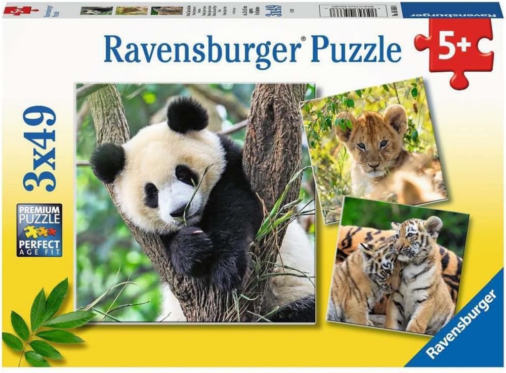 Panda, Lion & Tiger