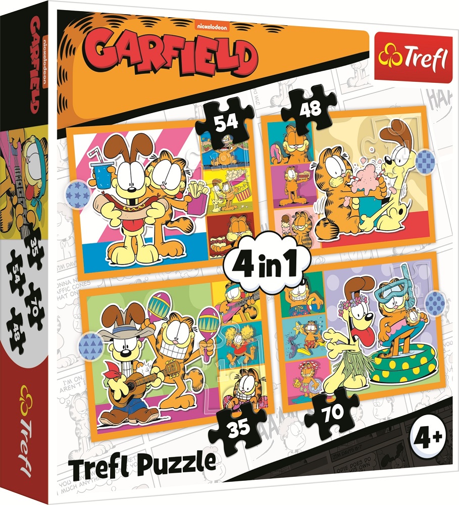 Garfield 4-Puzzle Pack (2) 