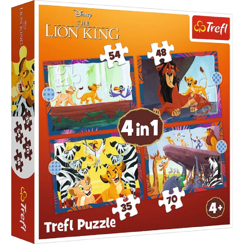 Disney The Lion King 4-Puzzle Pack (2) 