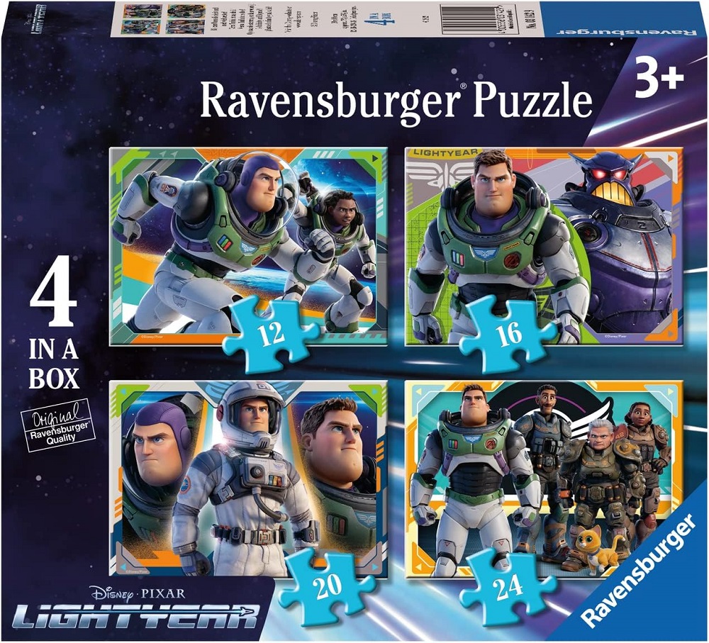 4 Puzzles In A Box - Disney Buzz Lightyear