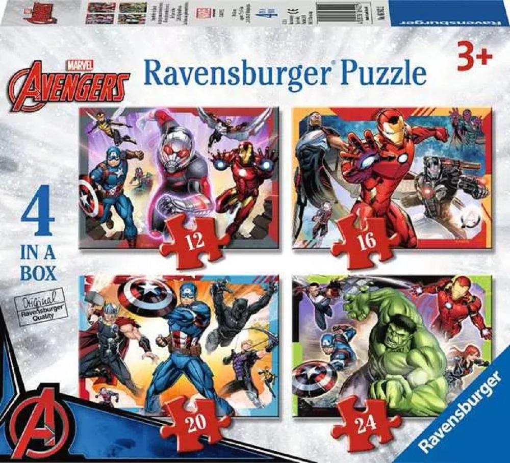 4 Puzzles In A Box - Marvel Avengers