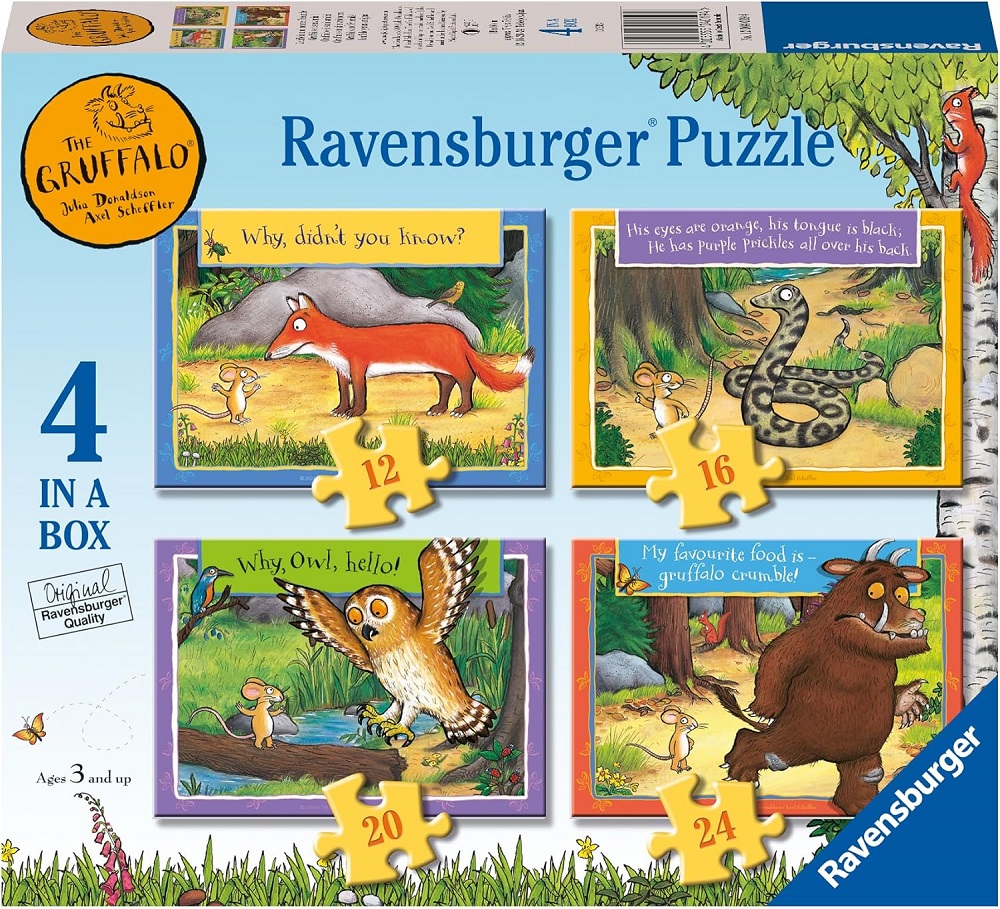 4 Puzzles In A Box - The Gruffalo
