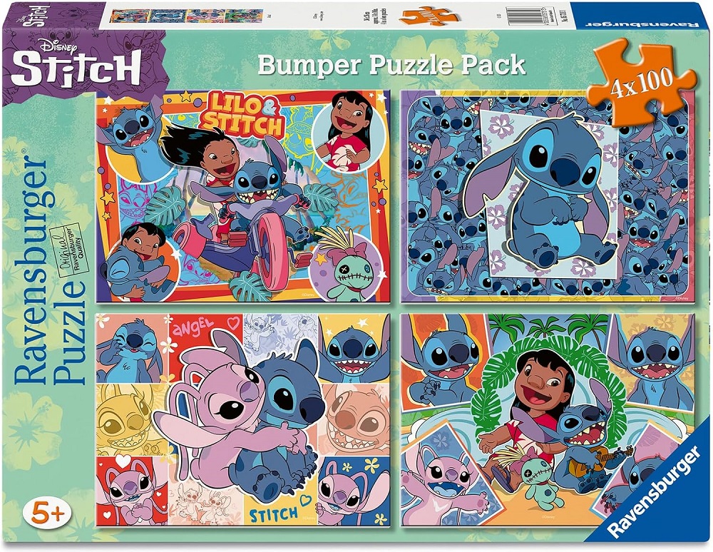 4 x 100 Pieces Disney Stitch