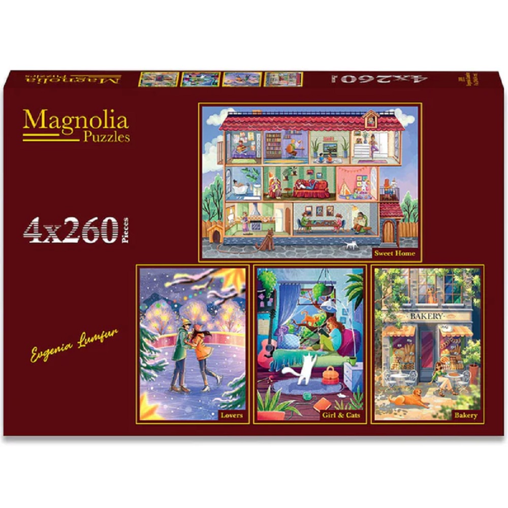 4 x 260 Pieces Evgenia Lumfur