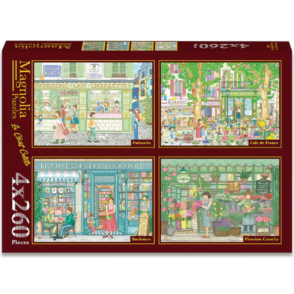 4 x 260 Pieces Le Chat Colette