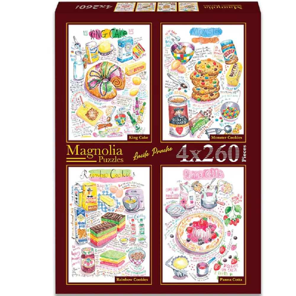 4 x 260 Pieces Lucille Prache