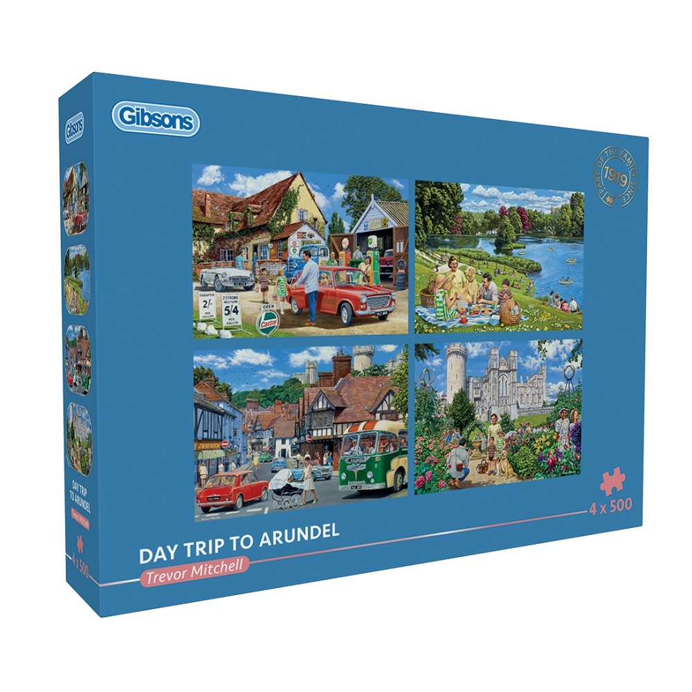 4 x 500 Pieces Day Trip To Aruindel 