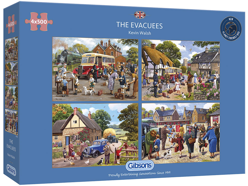 4 x 500 Pieces The Evacuees 