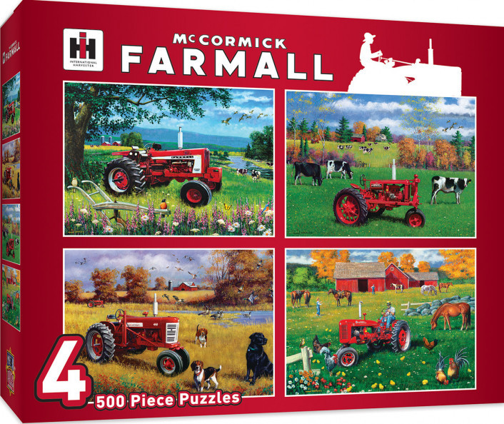 Farmall 4 x 500 Piece Puzzles