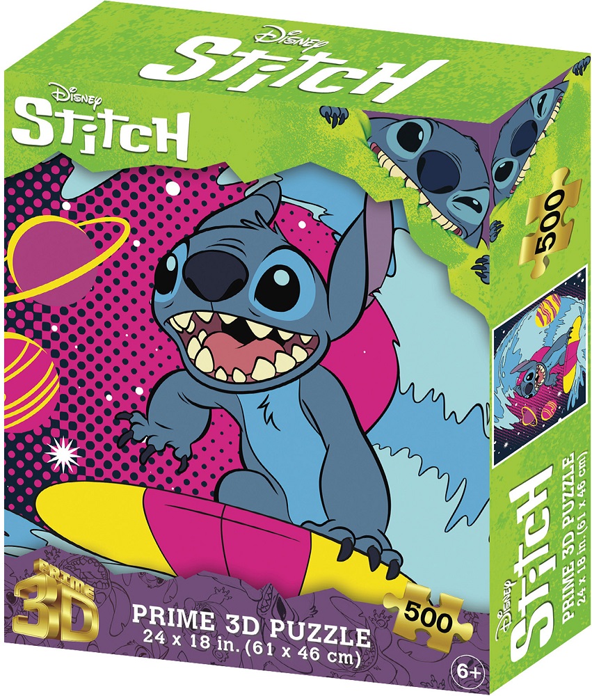 3D Lenticular Puzzle - Lilo & Stitch Number 1