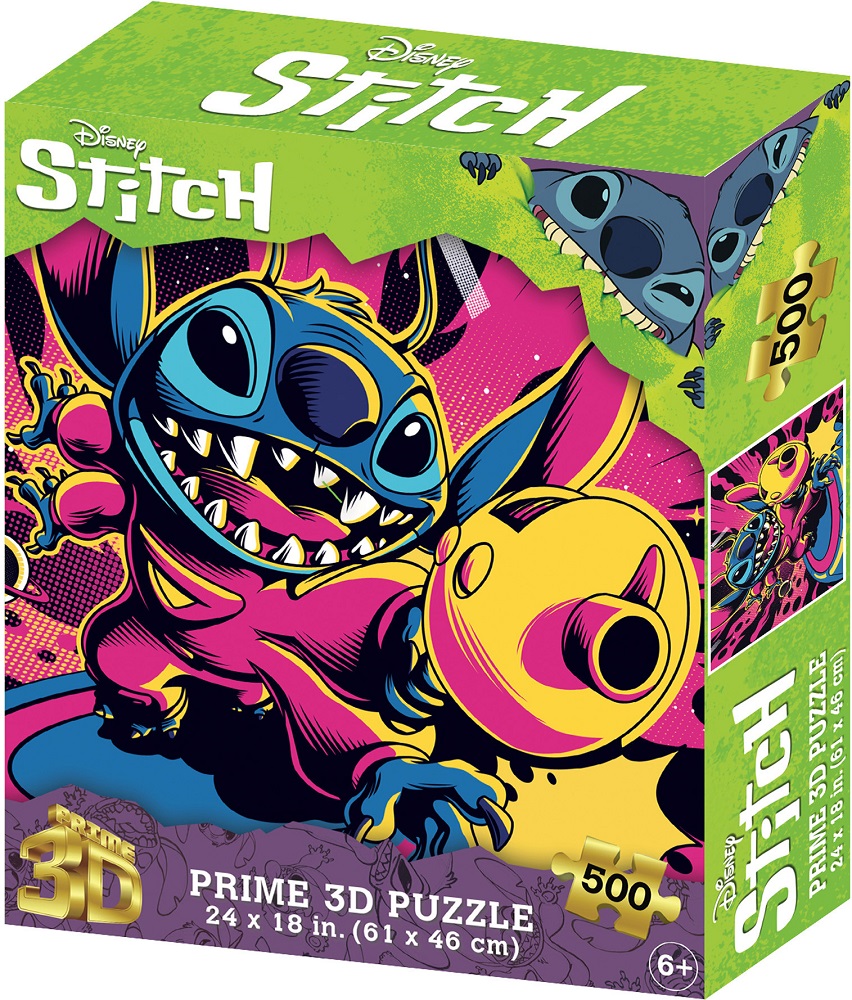3D Lenticular Puzzle - Lilo & Stitch Number 2