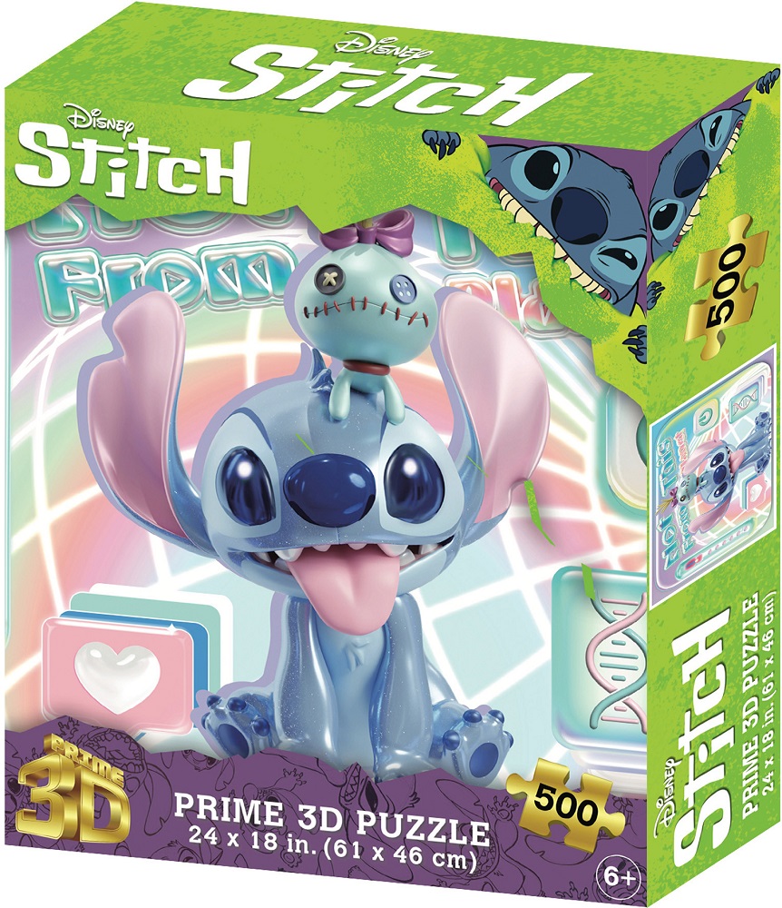 3D Lenticular Puzzle - Lilo & Stitch Number 3