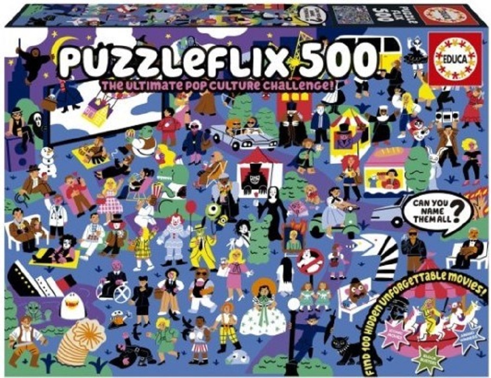 Puzzleflix - Find 100 Hidden Movies