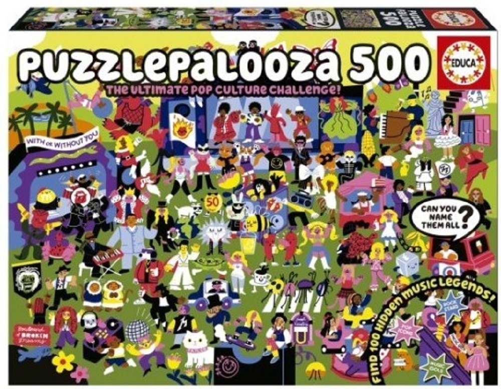 Puzzlepalooza - Find 100 Hidden Music Legends