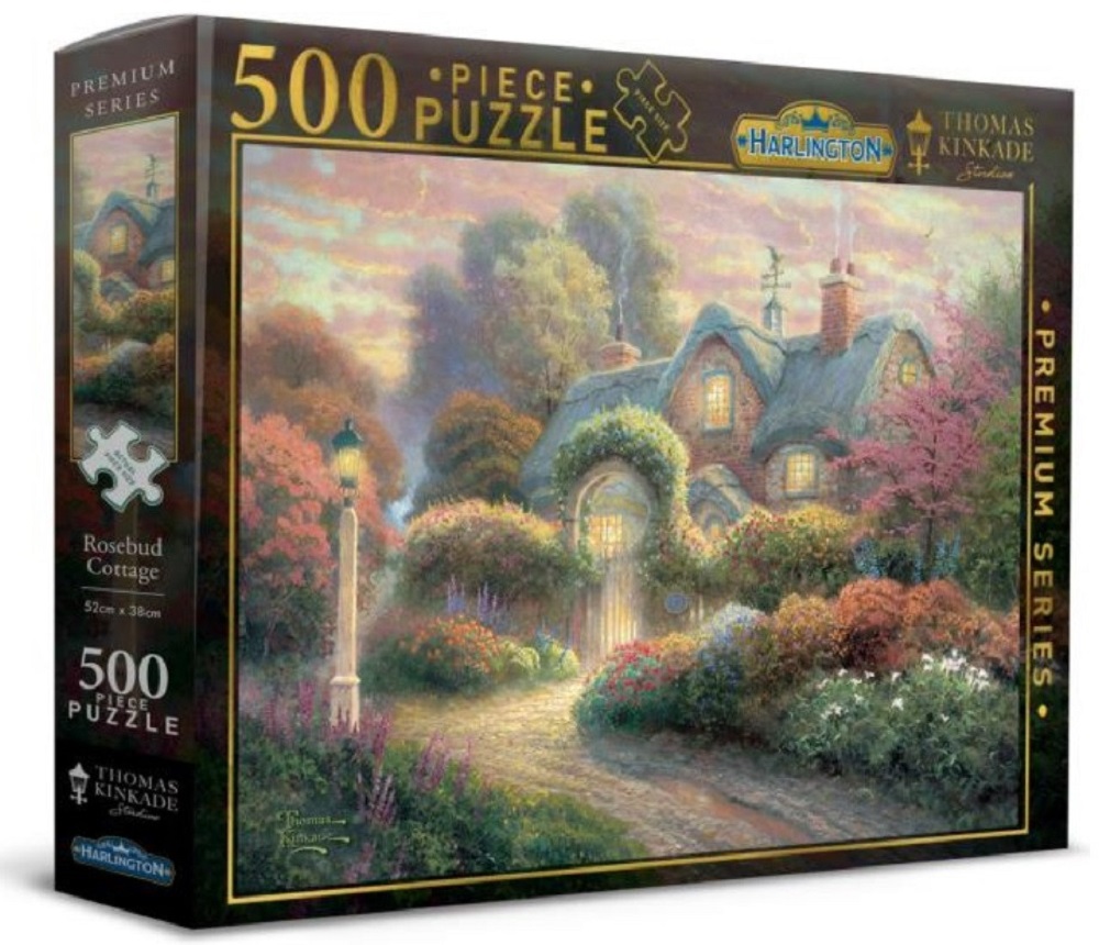 Thomas Kinkade - Rosebud Cottage