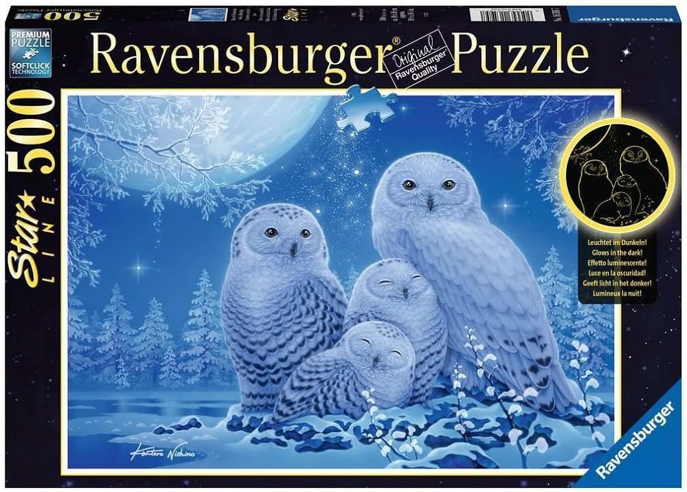 Starline Puzzle - Owls In The Moonlight