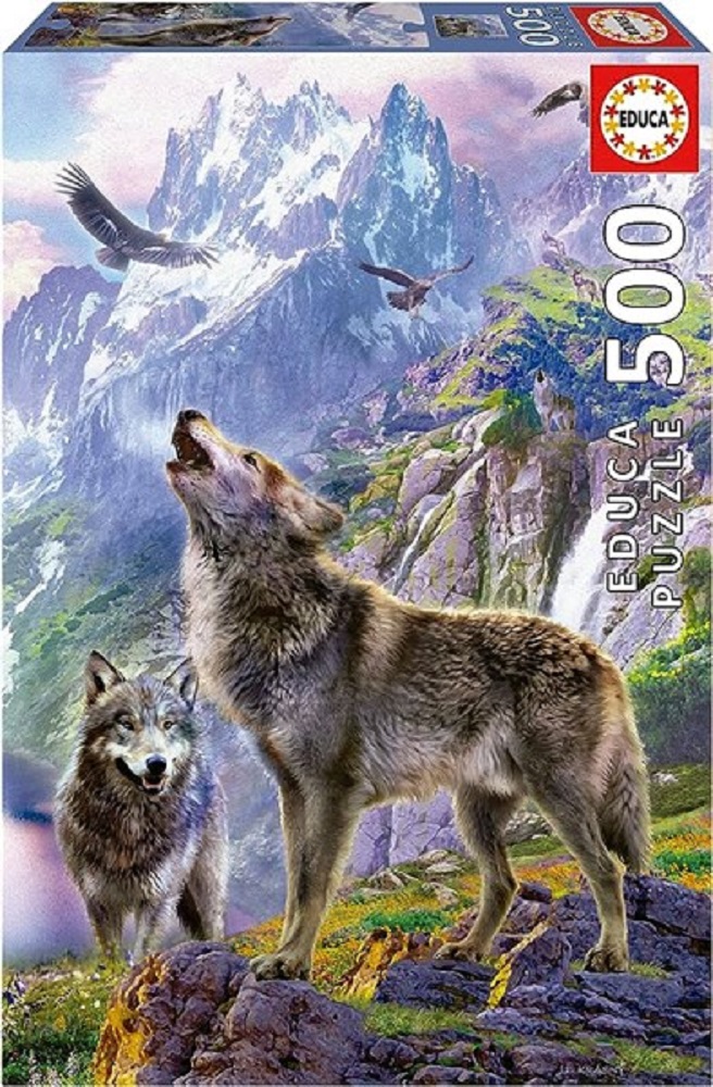 Wolves On The Rocks