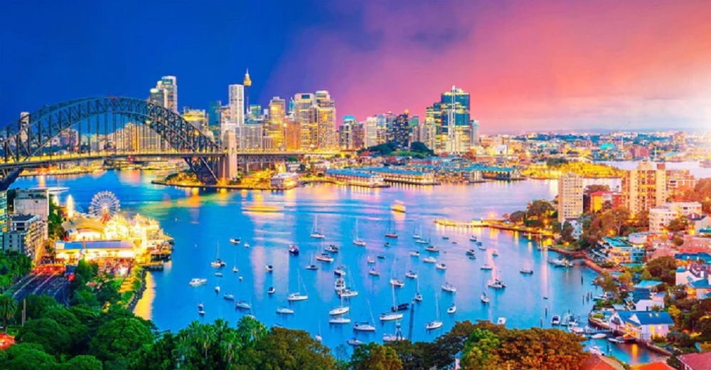 Sydney Skyline At Twilight