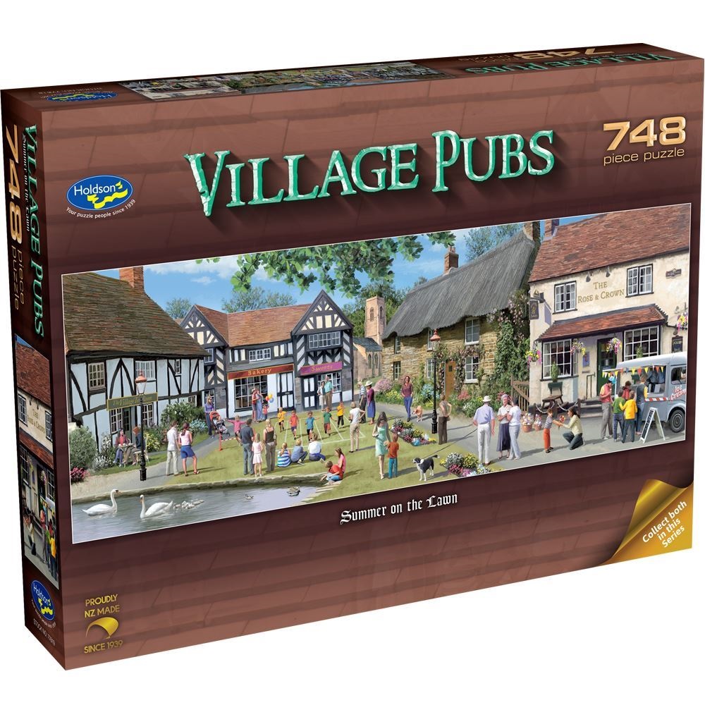 Village Pubs - Summer On The Lawn 748P Panorama